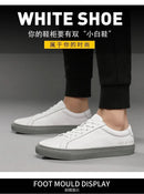 Italian Genuine Leather Men's Shoes 2024 Designer White Shoes Comfy Walking Shoes Lace-up Business Outdoor Zapatos Para Hombre - M & M Global