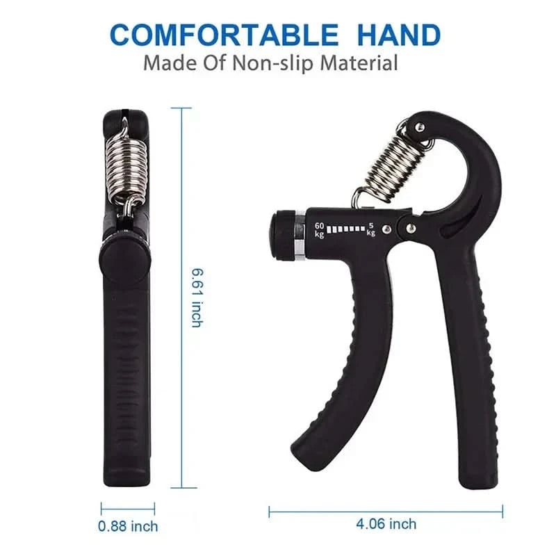 R Shaped Spring Grip Professional Wrist Strength Arm Muscle Finger Rehabilitation Training Exercise Fitness Equipment - M & M Global
