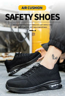 Men's Work Safety Shoes, Steel Toe Shoes, Puncture Resistant Impact Resistant Wear-resistant Outdoor Fashionable Sports Shoes