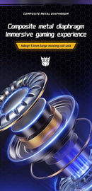Ship From US Transformers TF-T01 Gaming Earphones Bluetooth 5.4 ENC Noise Reduction Headphones HD Call Music Earbuds Bumble Bee