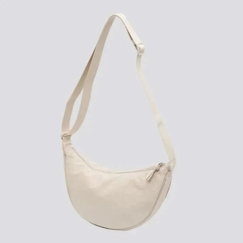 Simple Design Women's Messenger Bag Fashion Ladies Nylon Hobos Small Shoulder Bags Vintage Female Girls Purse Cloth Handbags - M & M Global