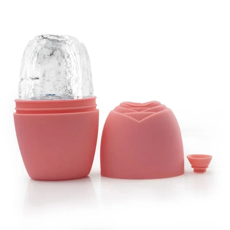 Skin Care Face Lifting Contouring Tool Silicone Ice Cube Trays Ice Globe Ice Balls Face Massager Facial Roller Reduce Acne - M & M Global
