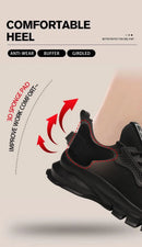 Soft-soled, comfortable, anti-smash, anti-puncture and breathable safety shoes