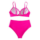Vintage High Waist Bikinis 2025 Women Push Up Swimwear Printed Swimsuit Female Beachwear Summer Bathers Bathing Suit Swimming - M & M Global