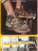 Composite Toe Work Boots Mens Puncture-Proof Midsole Non-Slip Breathable & Comfort Fit for Warehouse Use Anti-smash Work Boots