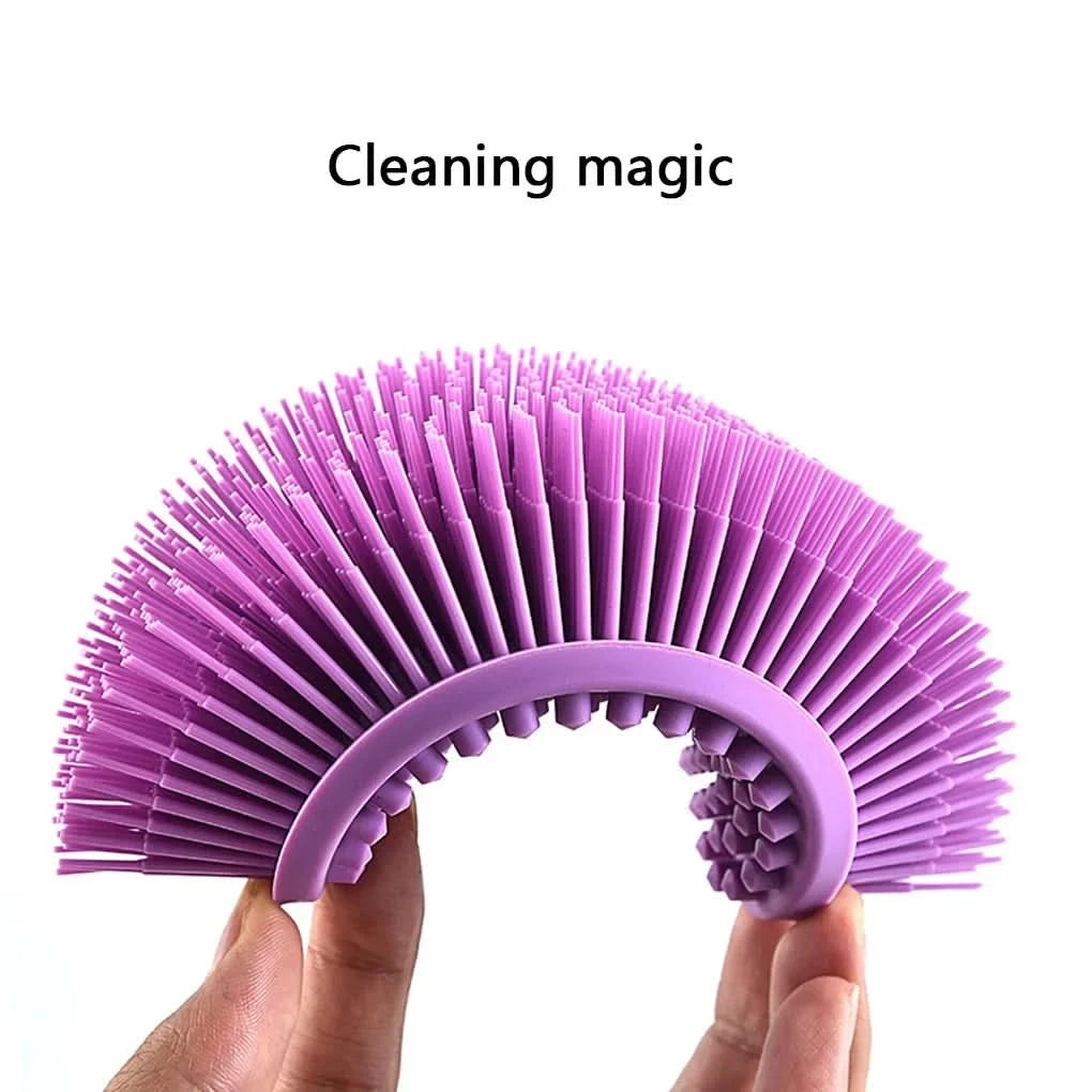 Soft Silicone Body Brush Wash Bath Shower Exfoliating Skin Fit For Baby Bath Shampoo Facial Massage Brush Supplies Dropship - M & M Global