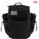 35L Tactical Backpack for Women Men Molle Outdoor Travel Camping Hiking Bag Sports Weekend Athlete Gym Rucksack Dual Cup Holders - M & M Global