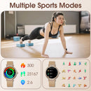 Women's Smart Watch, 1.2-inch (approximately 3.2cm) Fitness Tracker Watch With Wireless Calling And Multiple Sports Modes