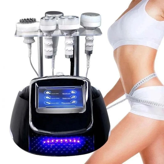 2024 5D 80k Cavitation + RF+Vacuum Body Slimming Fat Burner Health Machine 6 in 1 Ultrasound Massager Weight Loss Beauty Device - M & M Global