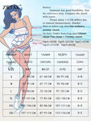 ZRTAK Sexy Swimwear Women Bikini String Swimming Suit For Women Bathing Suit Micro Folds Hight Cut Lace Halter Bikinis Set - M & M Global