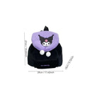 Sanrio Kuromi Melody Cartoon Cute Puppy Plush Flip Backpack Women's Casual Large Capacity Cute kawaii Cartoon School Bag Mochila - M & M Global