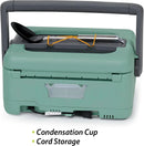 06016 6-Quart Nomad Traveling Slow Cooker, Locking Lid, Dry Erase Board, Green - M & M Global