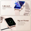 Smart Watch -for Women Stylish Fitness Tracker with Heart Rate Monitor, Message Notifications, Multi-Sport Mode, Music Playback