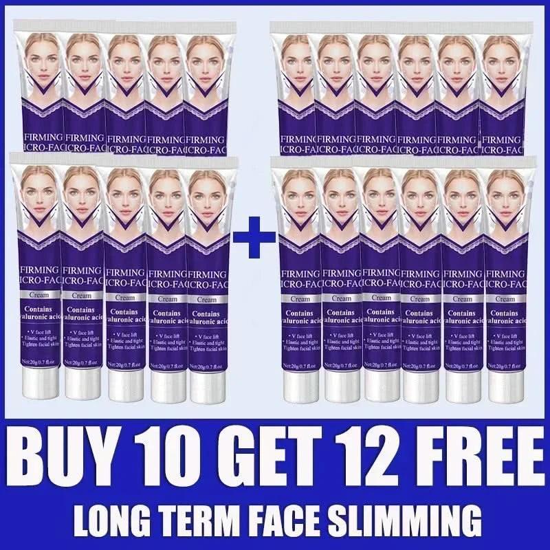Effective V-Shape Face Slimming Lifting Facial Cream Lift Up V Double Chin Cheek Slimming Firming Anti Wrinkle Beauty Skin Care - M & M Global