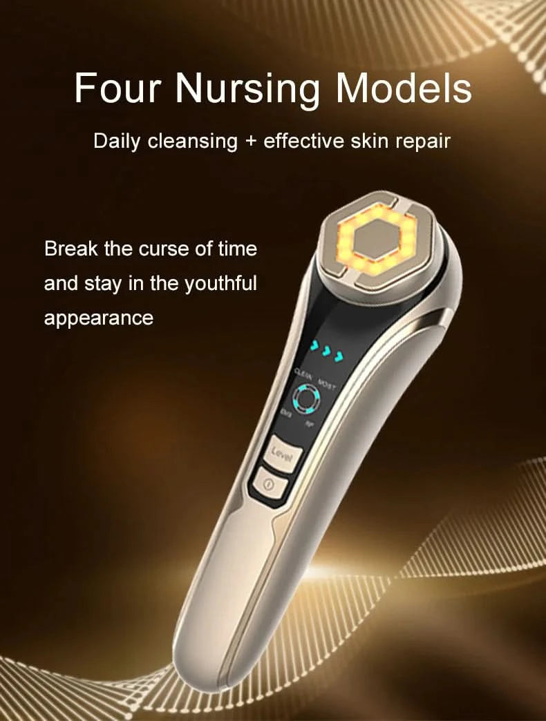 New Facial Lifting and Firming Rejuvenation RF Beauty device Home Face  device  EMS Microcurrent Beauty device Gift - M & M Global