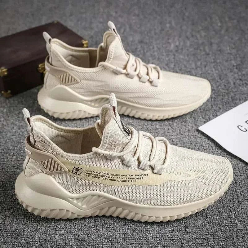 2024 Men Tennis Shoes New Fashion Spring and Autumn Leisure Walking and Running Breathable Flat Bottom Gym Sports Men Sneakers - M & M Global
