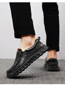 2024 Retro Loafer Genuine Split Leather Classic Shoes Sewing Comfortable Men Casual Slip-on Club Party Shoe Spring Summer - M & M Global