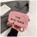 2025 New Small Square Bag Fashion Letter Pattern Chic Hobo Bag Trend PU Women Shoulder Bag Adjustable Strap Satchel Designer Bag - M & M Global
