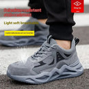 Men's Comfortable Soft-Soled Smash and Puncture Resistant Work Shoes