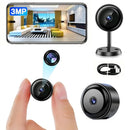 2K/3MP Mini wireless FHD camera - night vision, motion detection alarm, 1080P surveillance camera, remote monitoring, - M & M Global