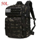 25L/50L Tactical Backpack Molle Bag Outdoor Bags Backpack for Hiking Camping Trekking Hunting Fishing GYM Bags Backpacks - M & M Global
