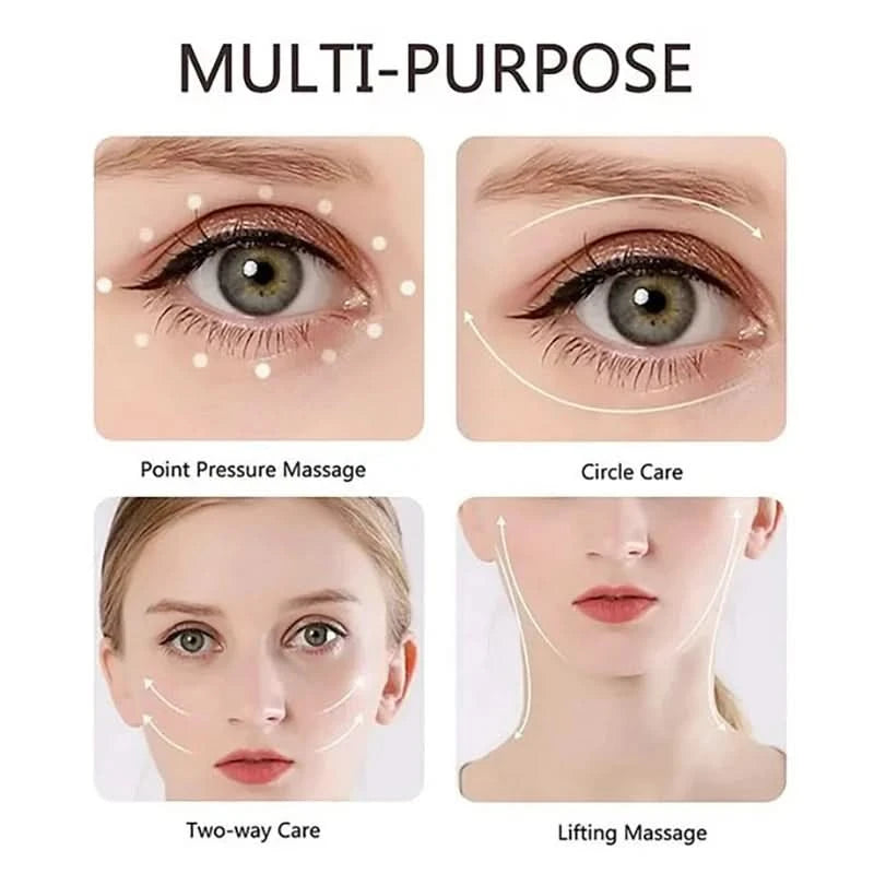 Electric Eye Massage Pen Small and Portable Beauty Facial and Eye Care Dry Battery Power Supply Lightweight and Portable - M & M Global
