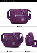 Large Capacity Nylon Crossbody Shoulder Bag for Home Use Middle-Aged And Elderly Women Casual Multi-Socket Slanting Bag - M & M Global