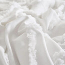 7 Pcs solid color tufted quilt set, microfiber soft and lightweight, durable and easy to wash bedding set , for all seasons