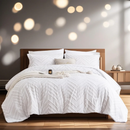 Tufted Comforter Set-7 Pieces in a Bag, Bedding Sets with Comforters,Flat Sheets, Fitted Sheet,2 Pillowcases & 2 PillowShams