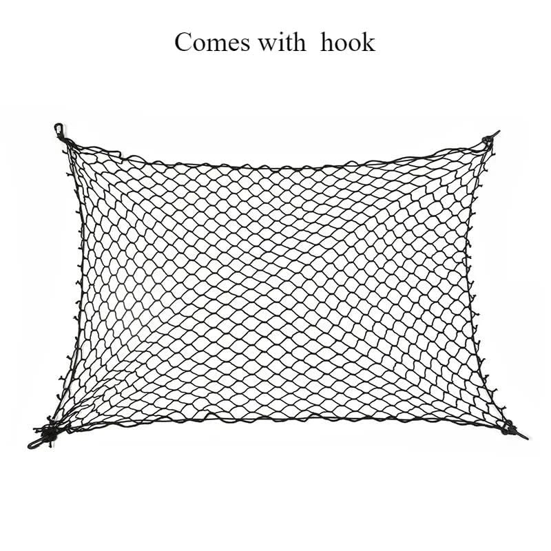 1pc Car Pet Isolation Net Dog Luggage Cat Storage Obstacle Network Safe Driving Fixed Hook Trunk Net Bag 120cm/70 Auto Organizer - M & M Global