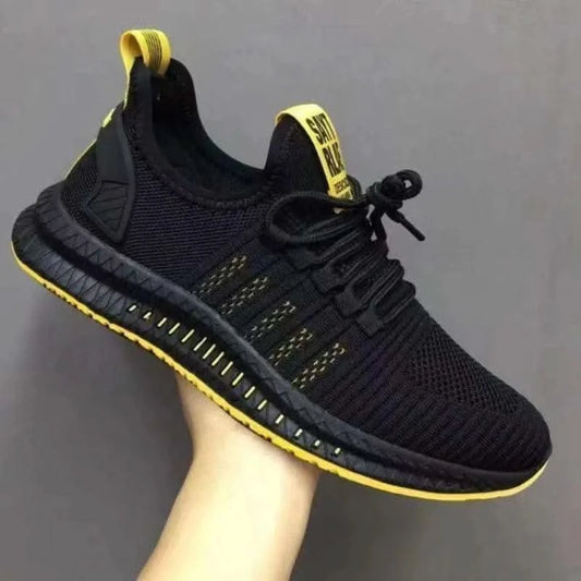 2024 Autumn New Trendy Men's Shoes Mesh casual non slip sneakers Fashion breathable male footwear Outdoor comfortable light shoe - M & M Global