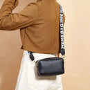 Women Handbag and Purse Simple Designer Fashion Casual Messenger Bag Wide Strap Shoulder Bag Female Small Phone Crossbody Bag - M & M Global