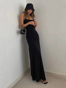 Summer Sexy Bodycon Long Dress Womens Y2k Clothes Sleeveless Sundress Evening Backless Dresses for Women Aesthetic 2024 - M & M Global