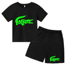 Summer Brand Casual 3-12Y Short Sleeve+Shorts Fashion Children's T-shirt Boys Girls leisure Set - M & M Global