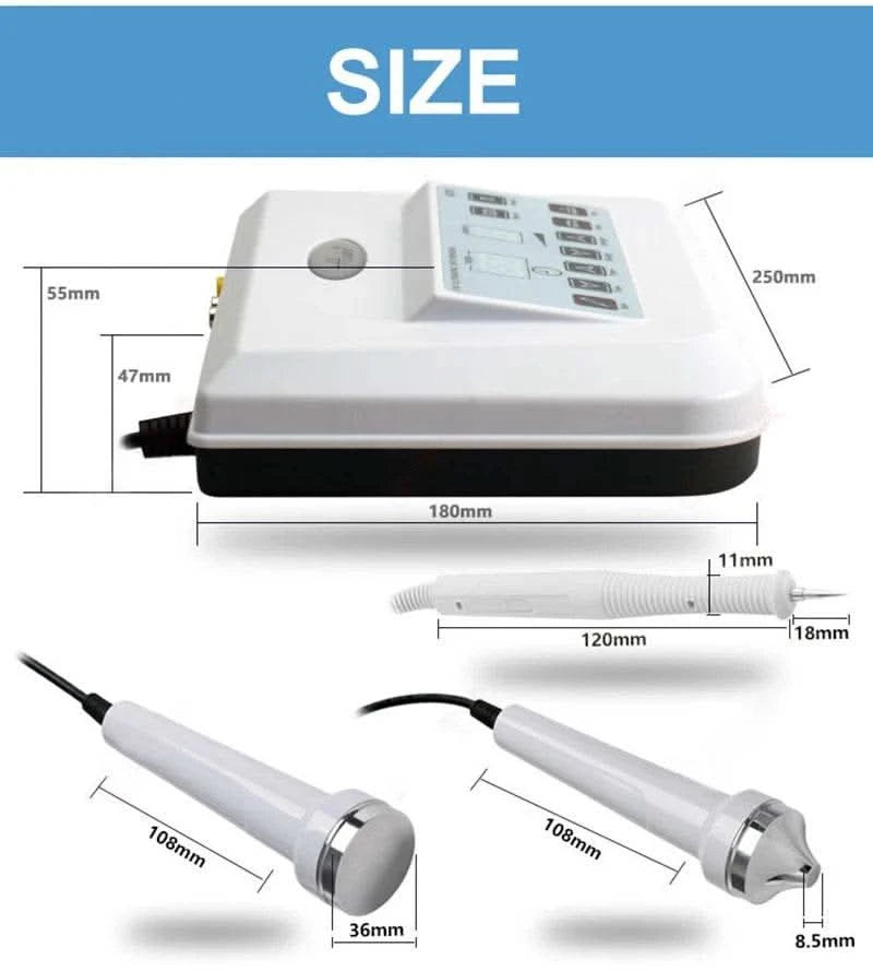 Anti Aging Ultrasonic Machine Ultrasound Facial Massager Body Eye Face Massage Tightens Skin Deep Cleaning Skincare Beauty Tools - M & M Global