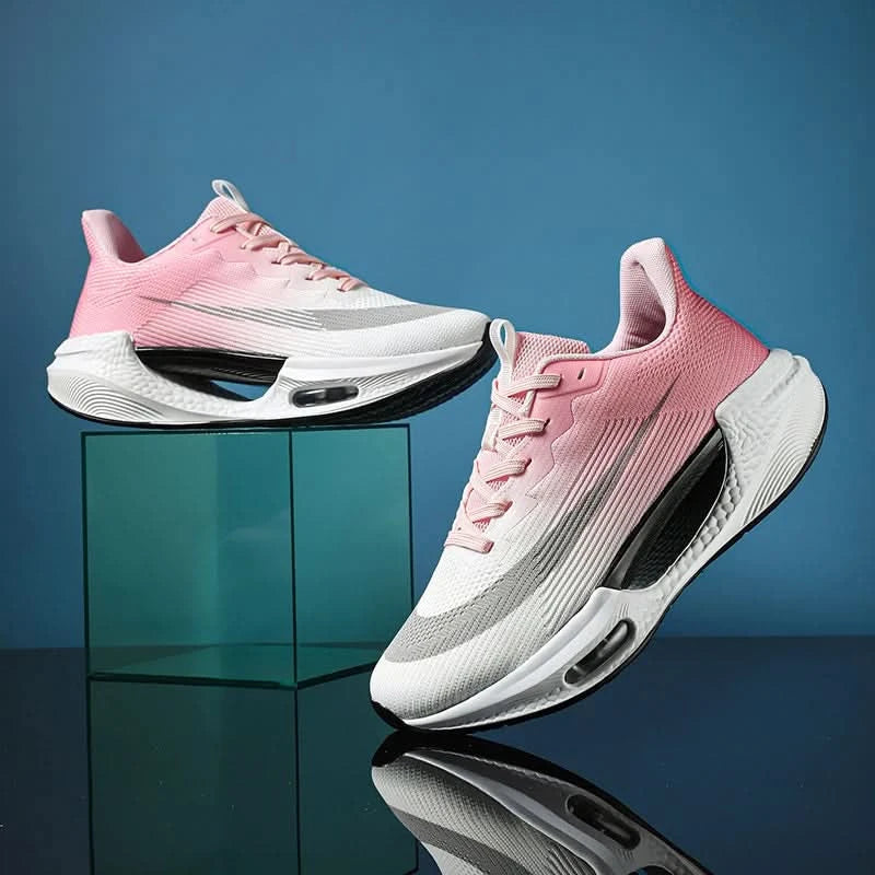 Men Running Sneaker Air Cushion Marathon Running Shoes Breathable Runner Trainers Women Platform Sports Shoes Speciality Sneaker - M & M Global