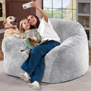 Light Grey Beanbag Chair Bean Bag Chairs for Adults Bean Bags Giant Bag Sofa with Spacious Cushion Bag Couch - Best