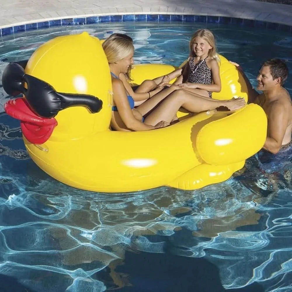 Inflatable Pool Floats,Giant Inflatable Duck, Animal Pool Floats,Lake Tubes,Beach Swimming Rings,Large Water Lounge Chair