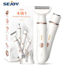 Sejoy Facial Hair Trimmer for Women Perfect for Face Ear Eyebrows Nose Hair Removal Clipper Electric Shaver - M & M Global