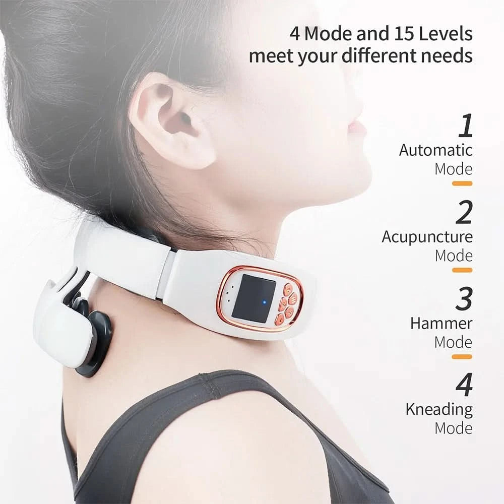 Intelligent Neck And Back Massager 6 Heads Shoulder Neck Massage Cervical masajeador Dropshipping - M & M Global