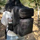 SYZM 35L/50L Tactical Backpack Hiking Rucksack MOLLE Backpack for Men Women Outdoor Fishing Camping Bag with Bottle Holder - M & M Global