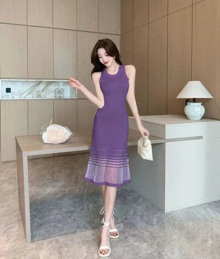 Dresses for Women Black SMidi Woman Dress Party Evening Night Club Prom Casual Youth G Fashion Summer 2024 Retro Sensual Sexy X - M & M Global