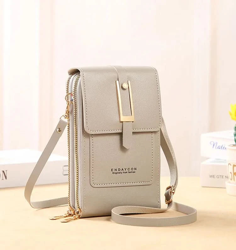 Touch Screen Cell Phone Messenger Bags Women Purse and Handbag Mini Shoulder Bag Pink Small Hand Bag Crossbody for Women  bolsos - M & M Global