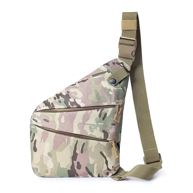 Holster Men's Left Right Nylon Shoulder Bag Anti-theft Bag Chest Bag Hunting Multifunctional Concealed Tactical Storage Gun Bag - M & M Global