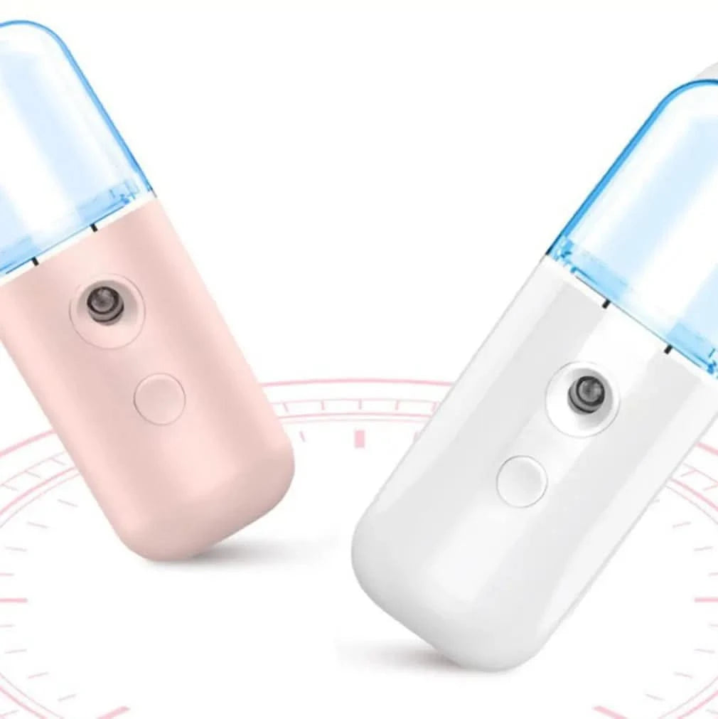 Nano Spray Water Replenisher Hydration Instrument Mini Portable Rechargeable Facial Steamer Beauty Moisturizing Humidifier - M & M Global