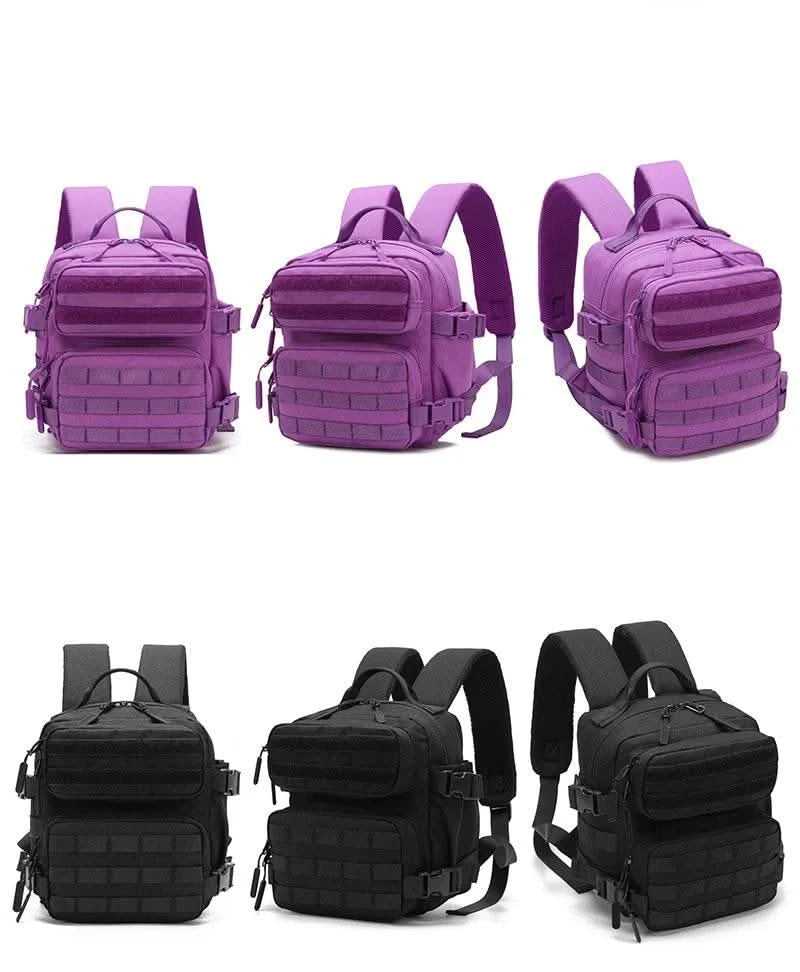 9L Mini Tactical Backpack for Women Travel Hiking Gym Bag Waterproof Sport Fitness Rucksack with Bottle Holder - M & M Global