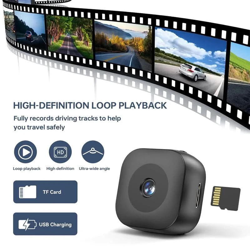 New 4K Mini Security Camera Full Color Night Vision High Definition WiFi Remote Monitor Waterproof Motion Detect Surveillance - M & M Global