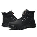 Waterproof Safety Boots Men Indestructible Steel Toe Work Boots Anti-smash Stab-resistant Safety Shoes Biker Botas Para Hombre