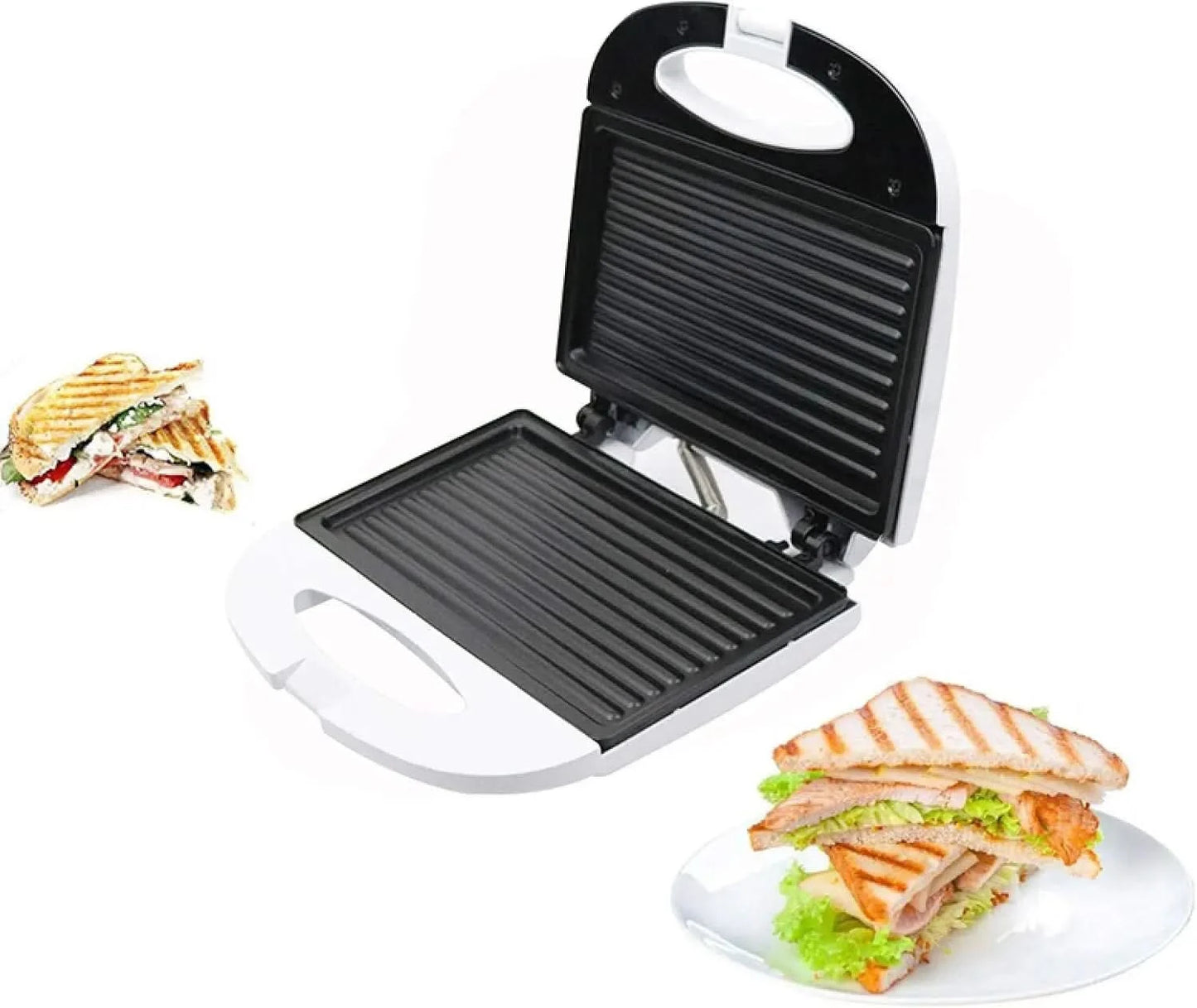 sandwich maker toastie ， Electric Mini Sandwich Maker ， Grill Panini Breakfast Machine ， Barbecue Steak Frying Oven Plug - M & M Global