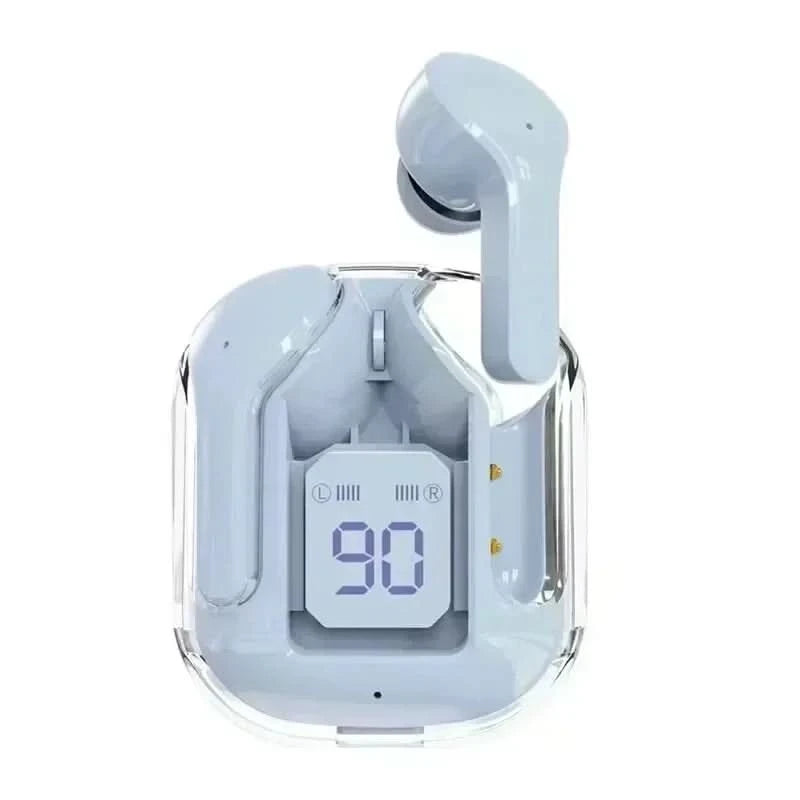 T2 Tws Wireless Bluetooth Headset Transparent Headphones ENC Power Digital Display Stereo Sound Earphones for All Smartphones - M & M Global
